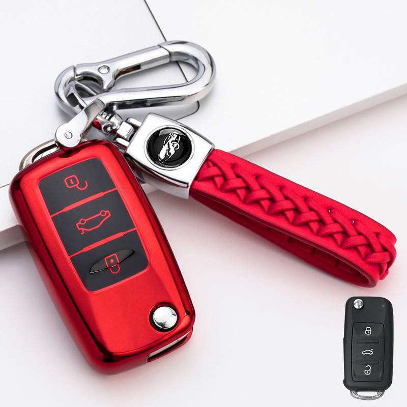 Volkswagen Folding A model [China Red]+Pure hand -woven double buckle (all -inclusive model)