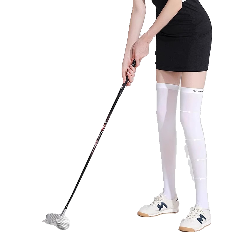 golf stockings, sunproof, skinny-legged sock children, spring and autumn golf calves over the knee-long sock