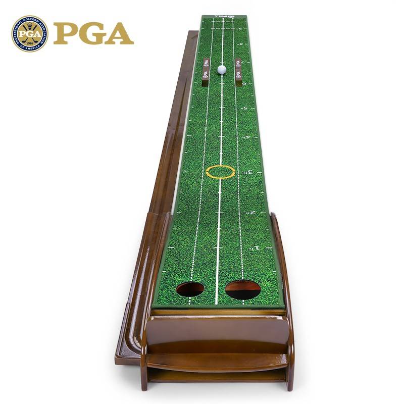 American PGA indoor golf solid wood push rod exercise office family practice blanket high -end gift