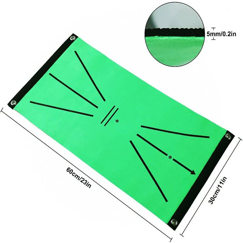 Golf Strikes the mat, Track Strikes the ball test, Home Strikes the Barbar