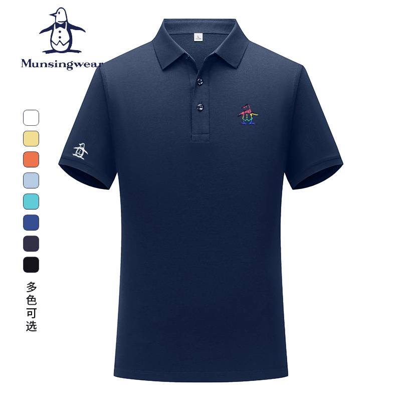 MUNSINGWEAR/Mansung Wey Golf 24-year-olds embroidered T-shirt movement Polo
