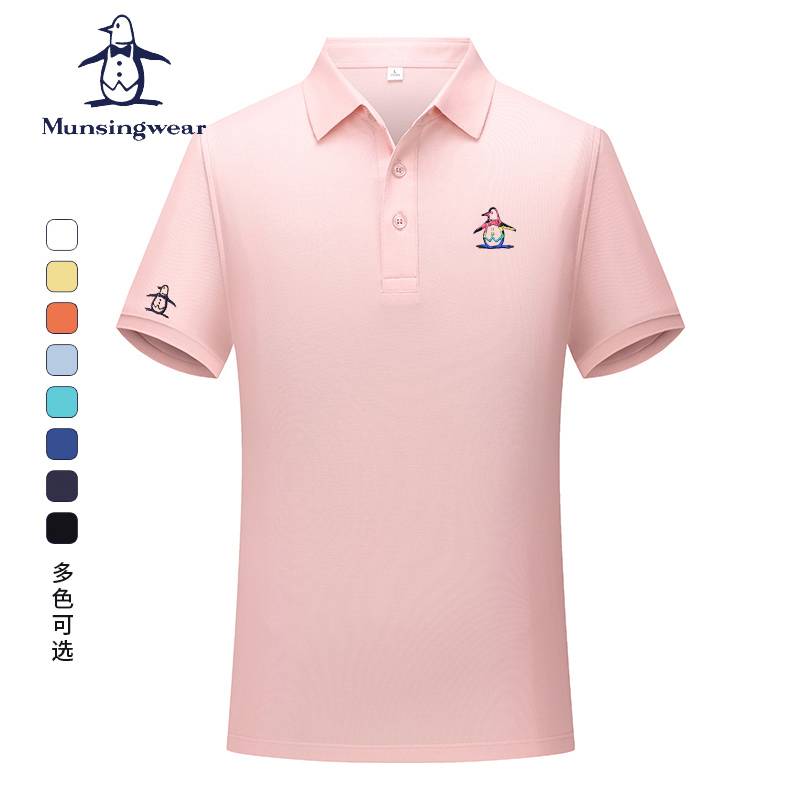 MUNSINGWEAR/Mansung Wey Golf 24-year-olds embroidered T-shirt movement Polo
