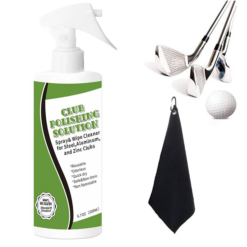The new golf club maintenance agent removes scratch sprays