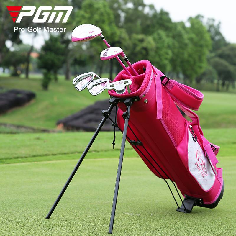 PGM children's golf club girls send gloves with bracket bags boys set Children beginner carbon kit