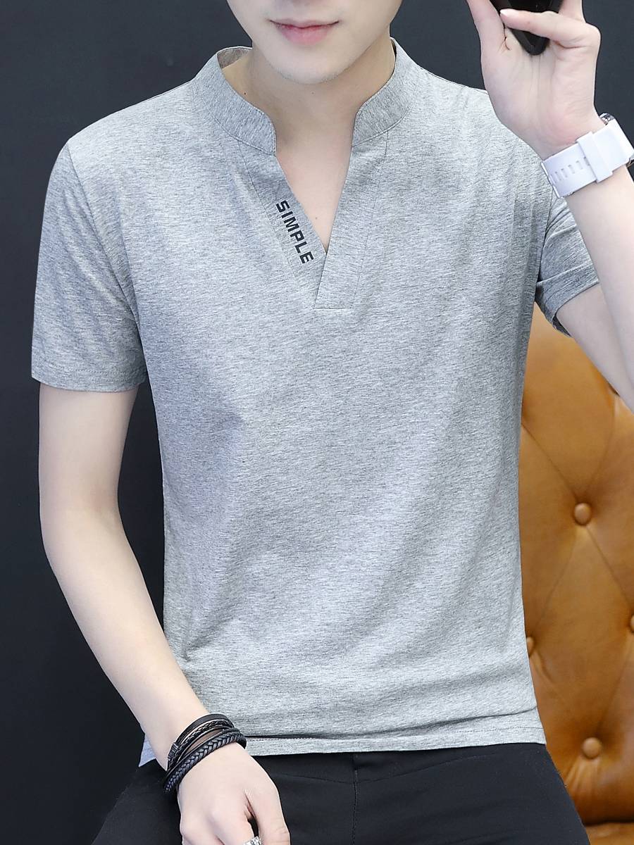 A tan-coloured, t-shirt for a man in a summer-leading ins sports and recreation POLO