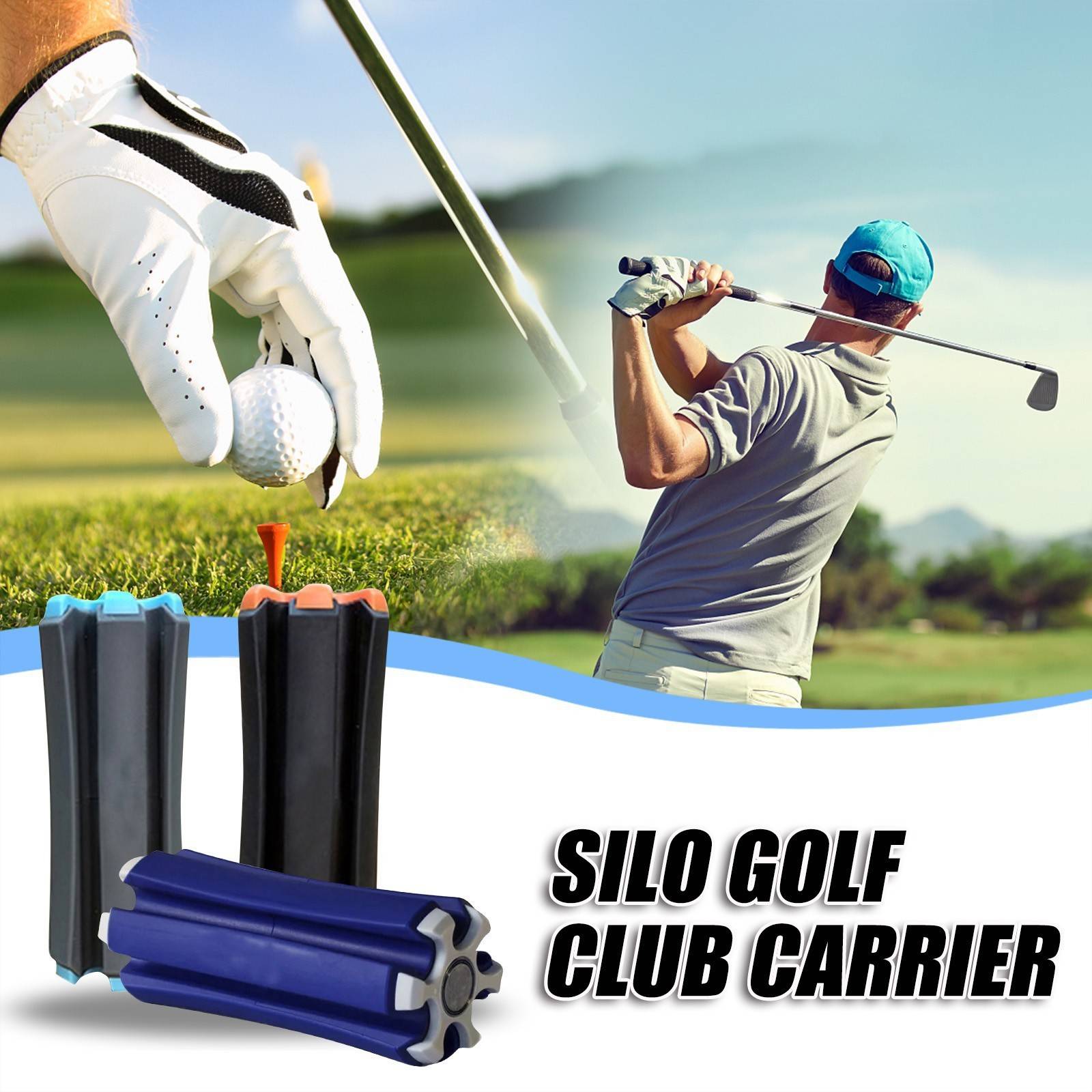 Golf Club Carrier, golf pole fixed rack, fixed clip, receiver