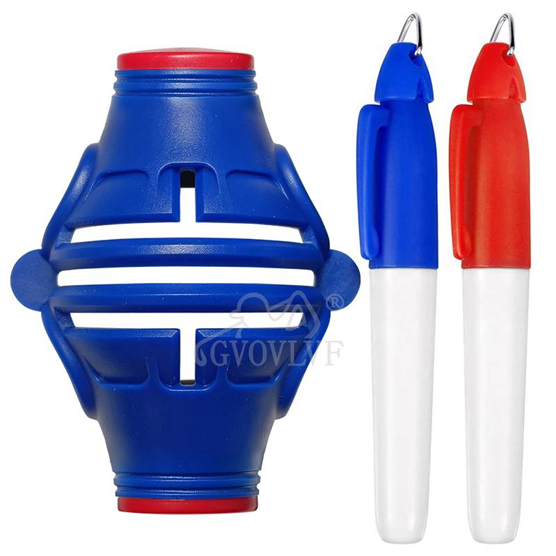 Blue red + 2 pens
