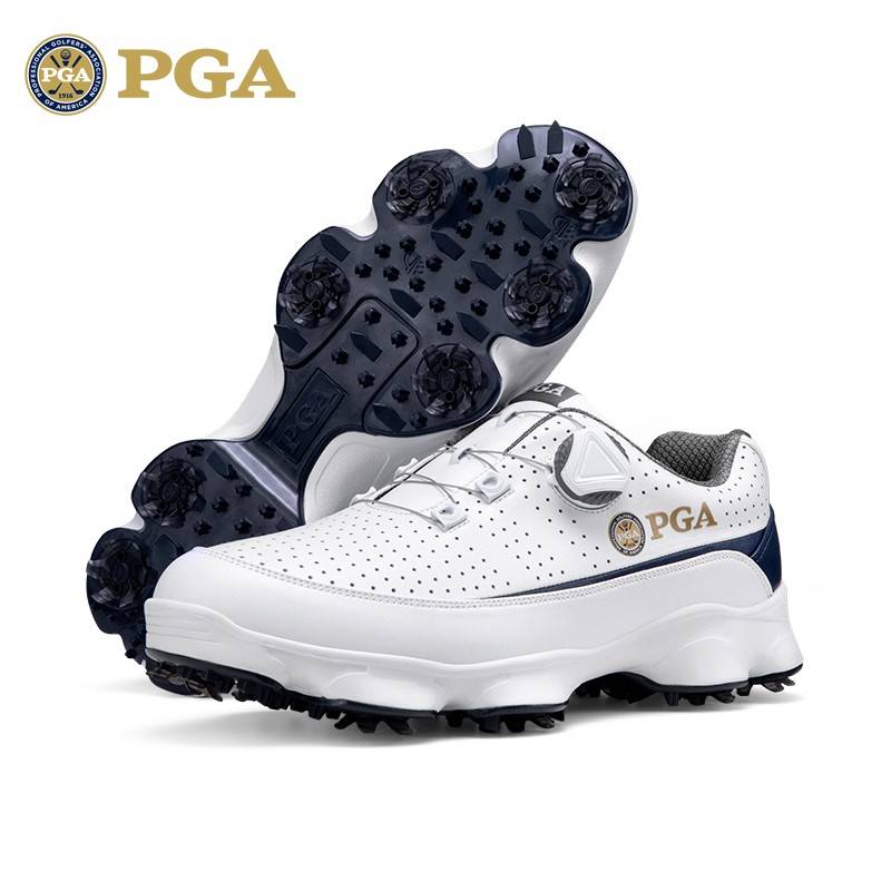 American PGA new product golf men's sneakers breathable shoes anti -slip active nail men's shoes rotating shoelaces