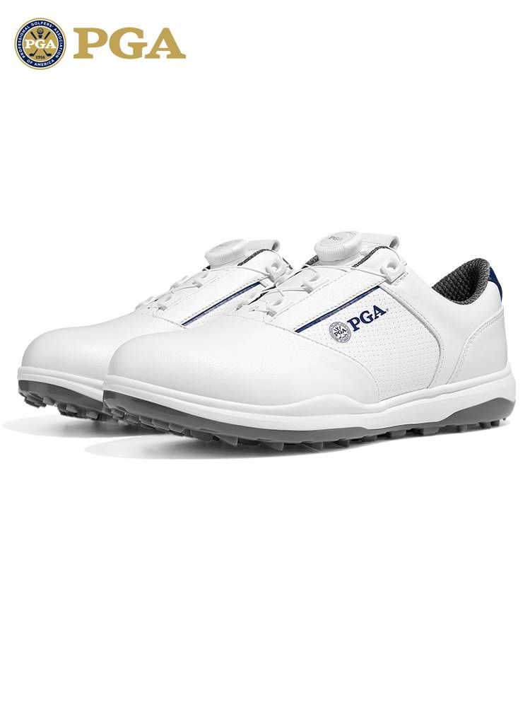 THE U.S. PGA, MS. GOLF SHOES, WATERPROOF SNEAKERS, REVOLVING SHOE BELTS, SIDE-SLIDING NAILS