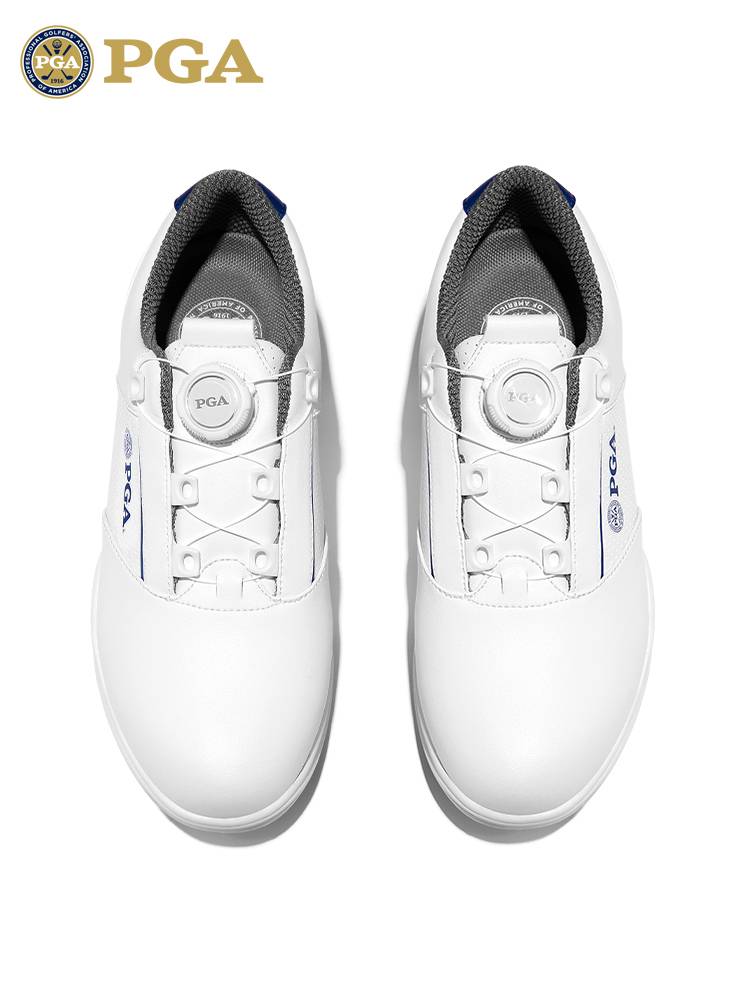 THE U.S. PGA, MS. GOLF SHOES, WATERPROOF SNEAKERS, REVOLVING SHOE BELTS, SIDE-SLIDING NAILS