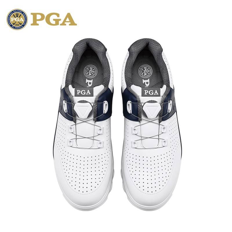 American PGA new product golf men's sneakers Summer breathable holes Anti -side skate nails men's shoes rotating shoelaces