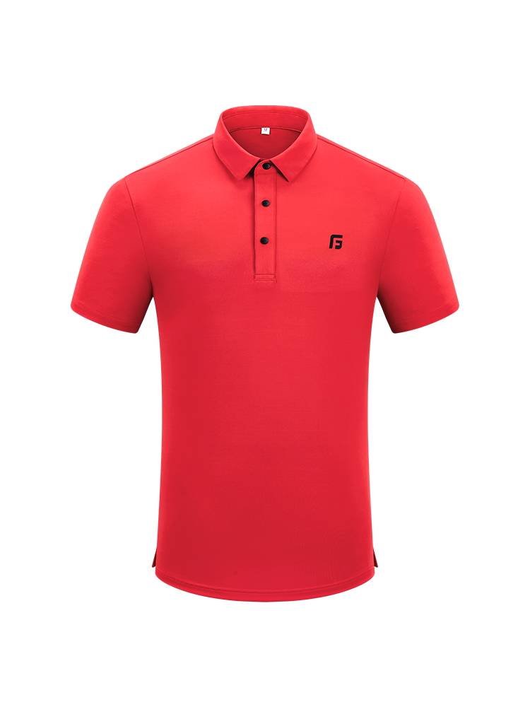 New golf short-sleeve guy with a hot, dry-gas-drive in the summer
