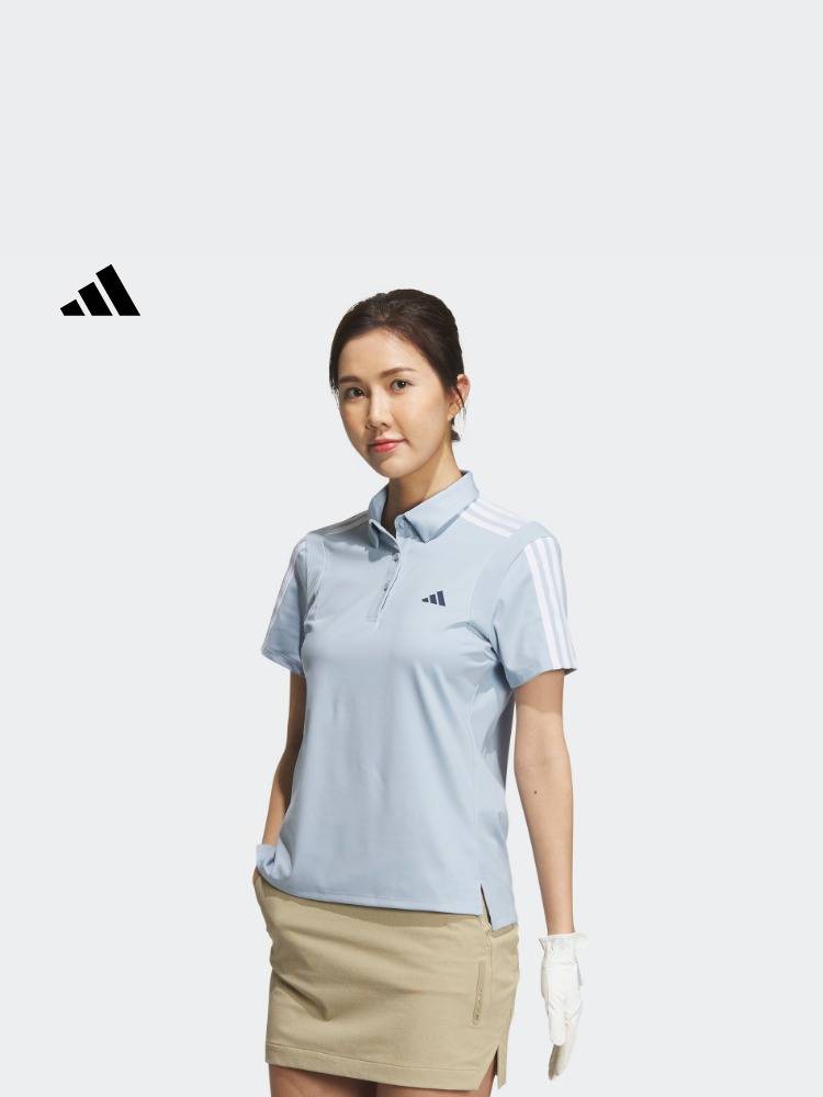 Golf sports lapel short -sleeved Polo shirt women's adidas Adidas official Hy0911