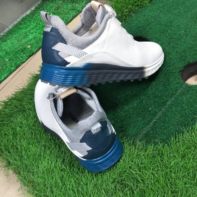 New men's golf sneakers full leather rotation buckle, comfortable, breathable waterproof quality assurance, code number standard