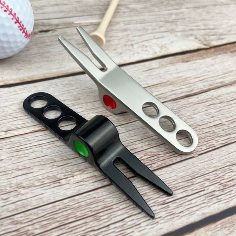 Golf Orion Fork Folding with magnetic Mark Metal Ball Standard Multifunctional Multi -Piece Repair Fasical Fork Shutter
