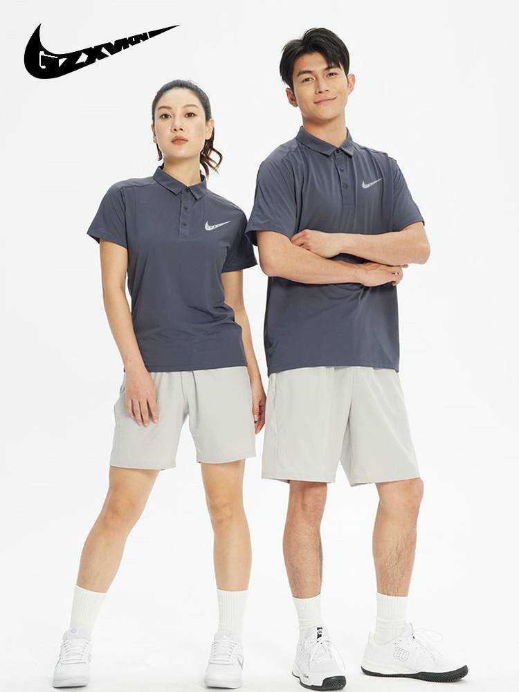 SPORT-DRYING POLO, MEN AND WOMEN PLAYING GOLF SHORT-SLEEVE T-SHIRTS FOR THE SUMMER