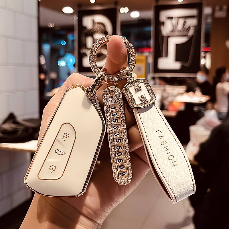Applicable to Volkswagen Golf Eighth Generation Key Set 8th Generation Touong X new Lingdu L car modification buckle ID3 shell