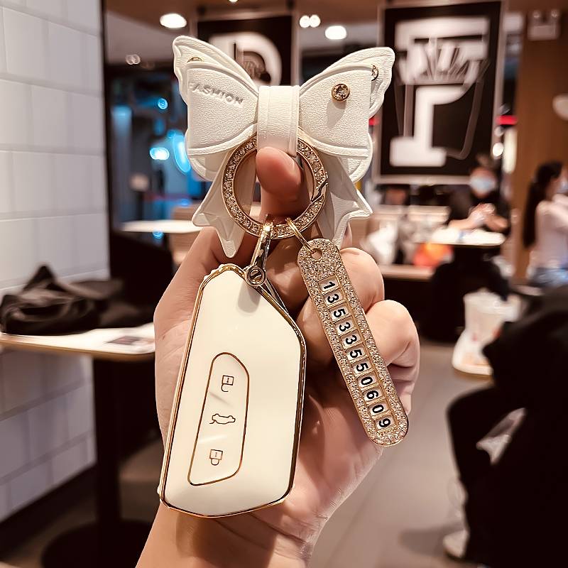 Applicable to Volkswagen Golf Eighth Generation Key Set 8th Generation Touong X new Lingdu L car modification buckle ID3 shell