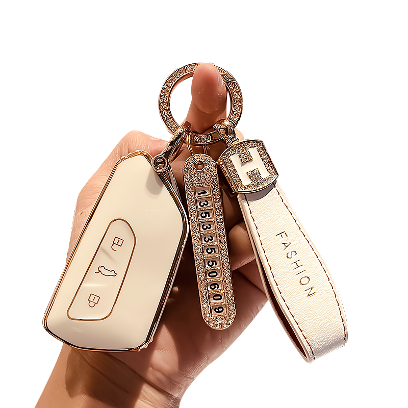 Applicable to Volkswagen Golf Eighth Generation Key Set 8th Generation Touong X new Lingdu L car modification buckle ID3 shell
