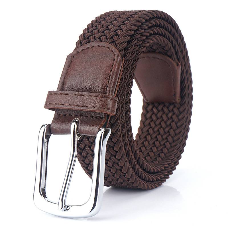 Pinstone elastic woven pine tight belt men's and women's belt canvas belt trousers comfortable sports golf