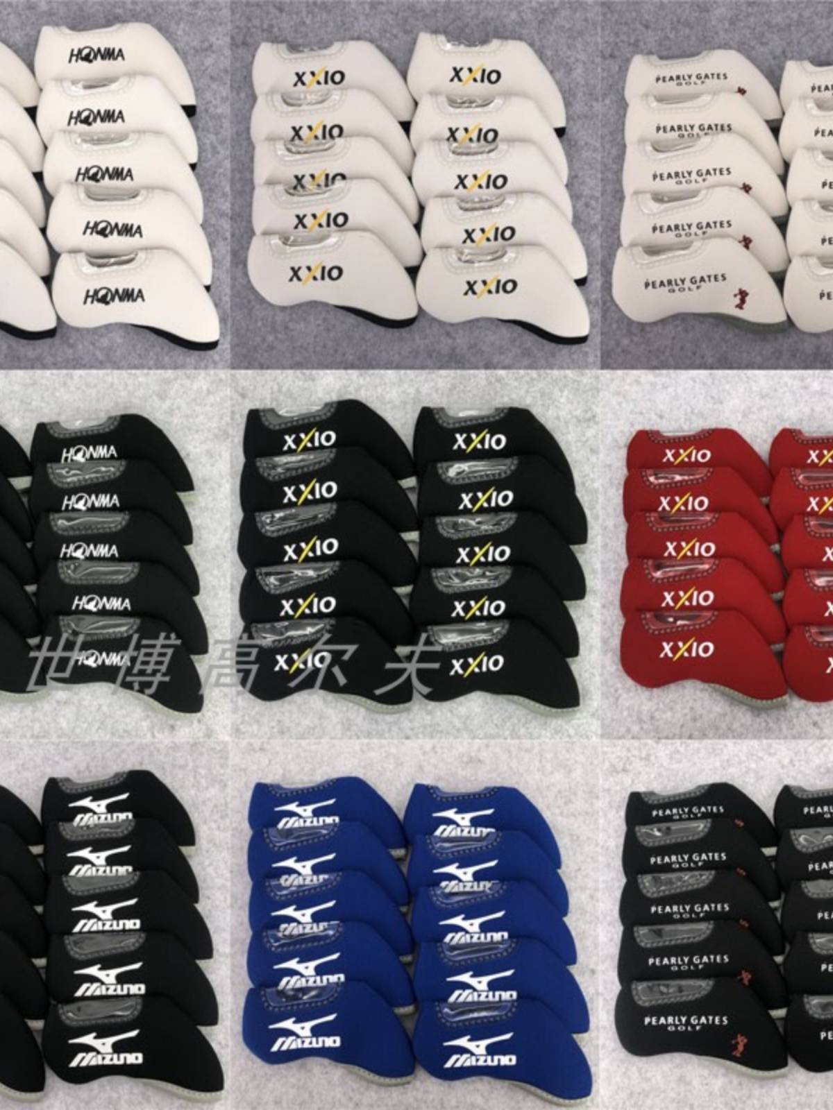 Golf hardcore sleeve club clock cock head cover men's and women's protective sleeve small window cap