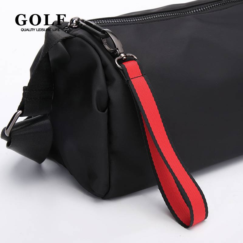 Golf Golf Men's Light Shoulder Bags Barbags Large -capacity Messing Bags Leisure Backpack Fashion Black