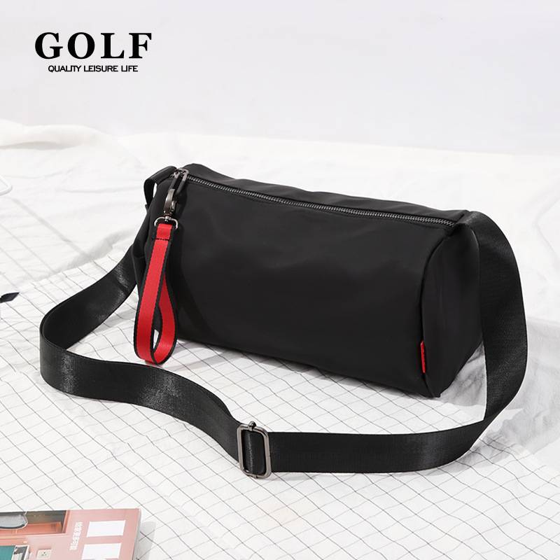 Golf Golf Men's Light Shoulder Bags Barbags Large -capacity Messing Bags Leisure Backpack Fashion Black