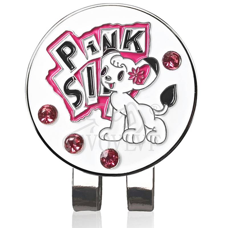 Golf hat clip with magnet clip Golf Mark's new goal standard parts, fan supplies folder Mark