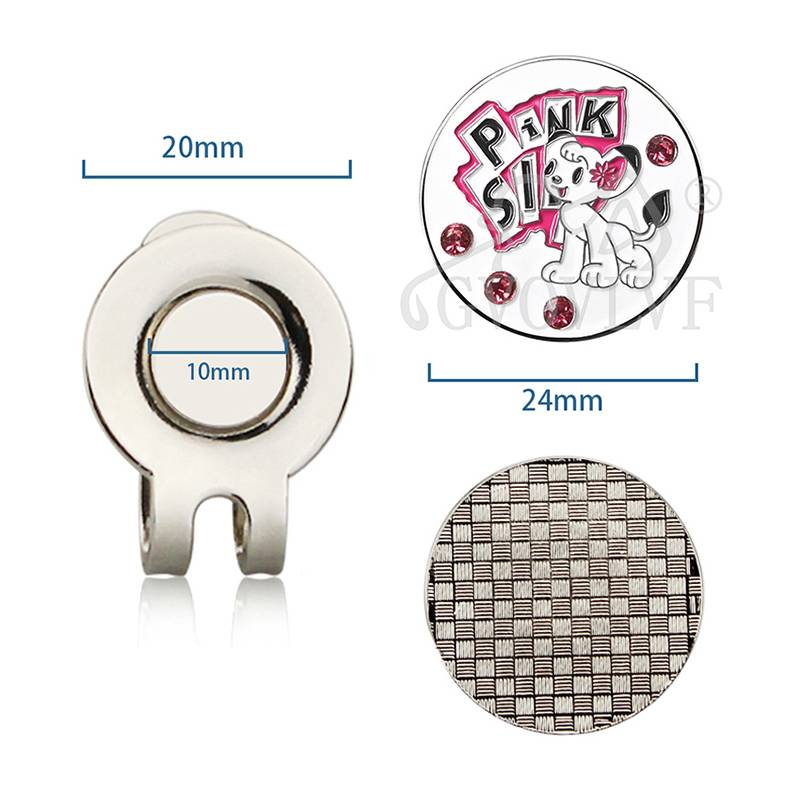 Golf hat clip with magnet clip Golf Mark's new goal standard parts, fan supplies folder Mark