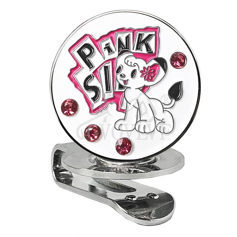 Golf hat clip with magnet clip Golf Mark's new goal standard parts, fan supplies folder Mark