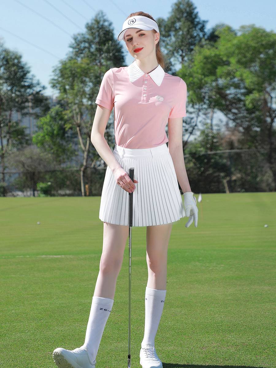 ZG6 GOLF WOMEN IN FASHION-FASHION PINK T-SHIRTS ZG6