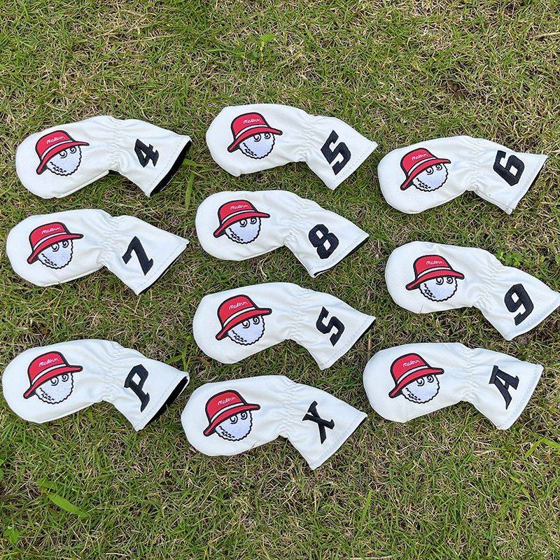 A golf club with Malbon, a Korean-style fisherman embroidered a PU pole protection kit to pick up a male and female sandstick cap