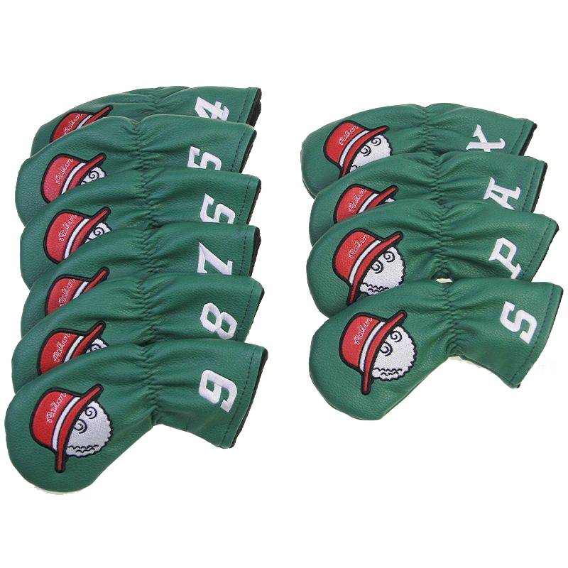 A golf club with Malbon, a Korean-style fisherman embroidered a PU pole protection kit to pick up a male and female sandstick cap