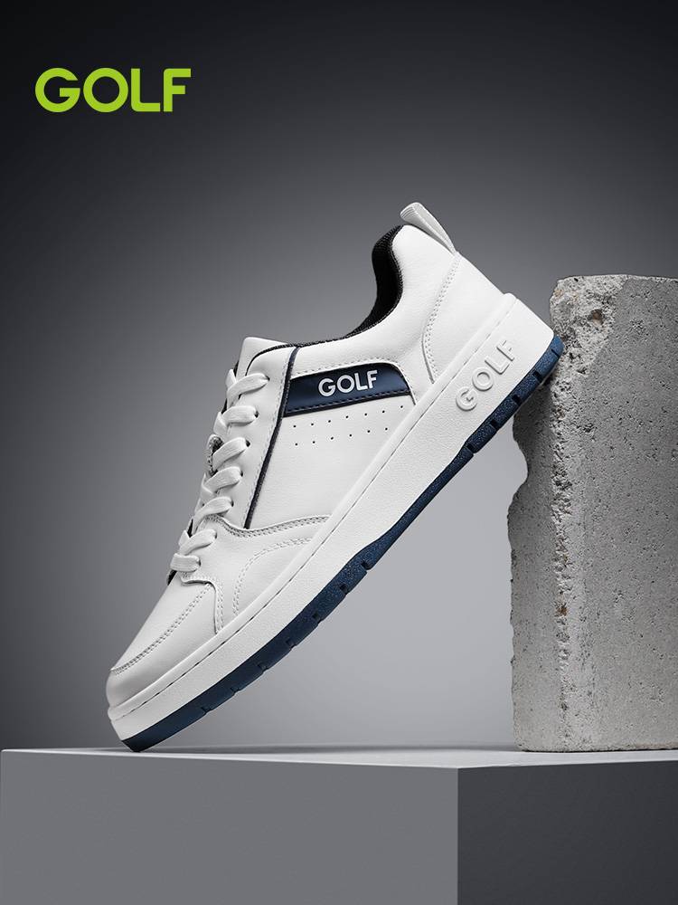 GOLF/Golf Men's Shoes dermiscopy white shoes Men's fashion casual shoes male wear -resistant thick bottom increase sheet shoes