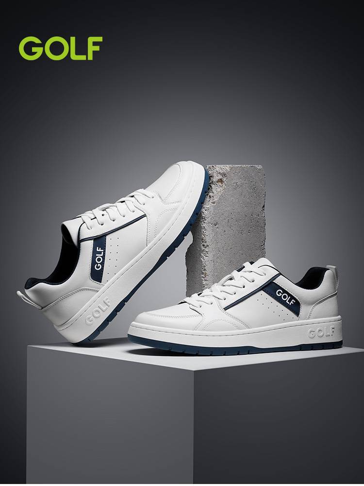 GOLF/Golf Men's Shoes dermiscopy white shoes Men's fashion casual shoes male wear -resistant thick bottom increase sheet shoes