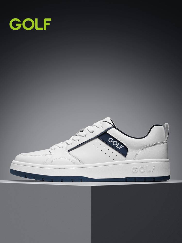 GOLF/Golf Men's Shoes dermiscopy white shoes Men's fashion casual shoes male wear -resistant thick bottom increase sheet shoes