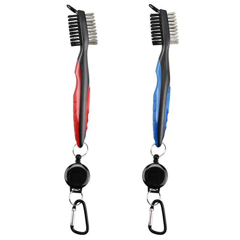 A multi-purpose ball headbrush for the golf gear