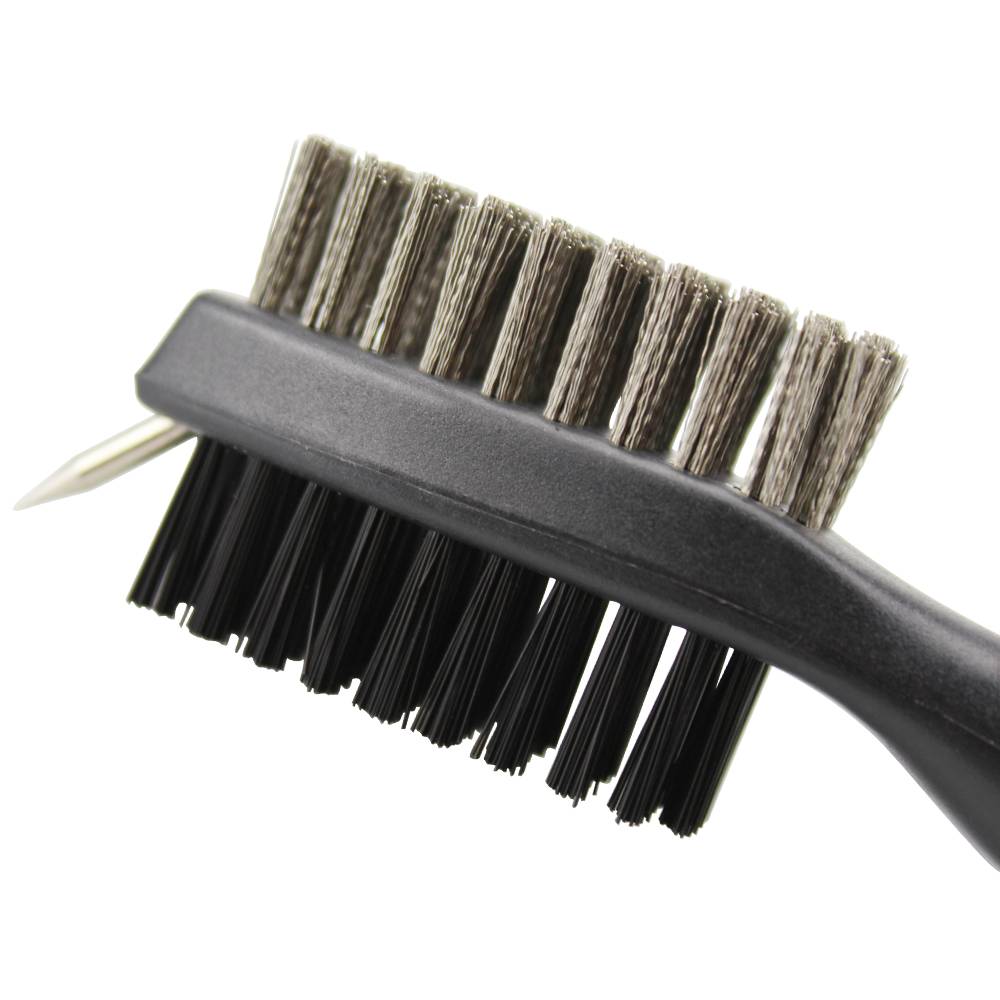 A multi-purpose ball headbrush for the golf gear