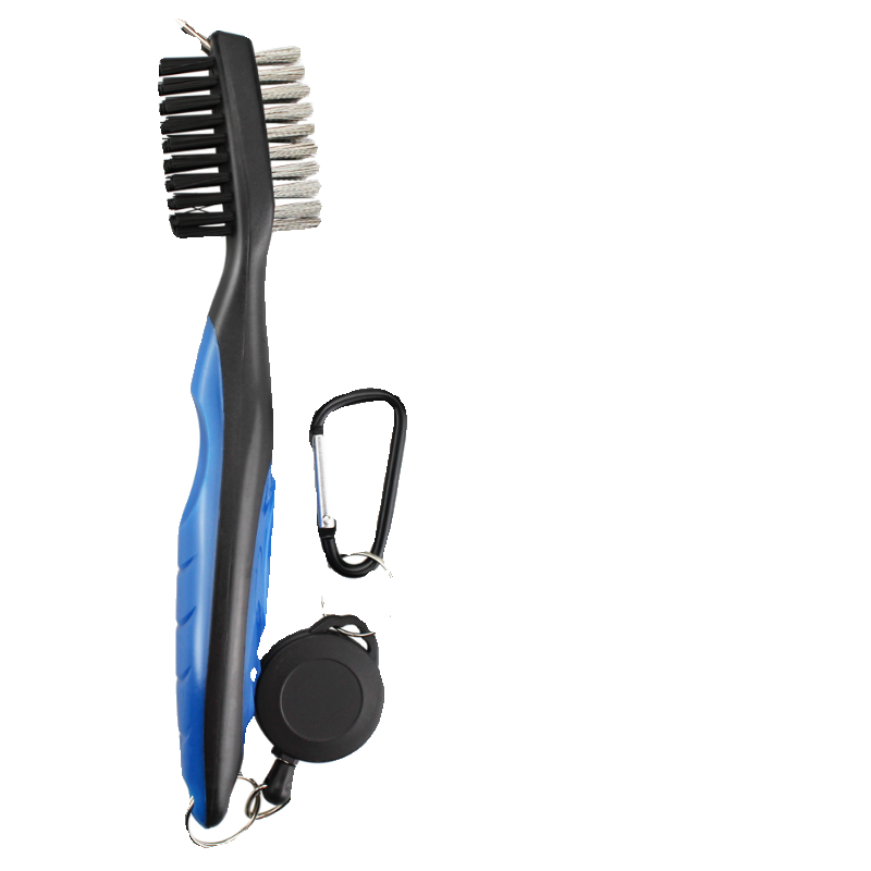 A multi-purpose ball headbrush for the golf gear