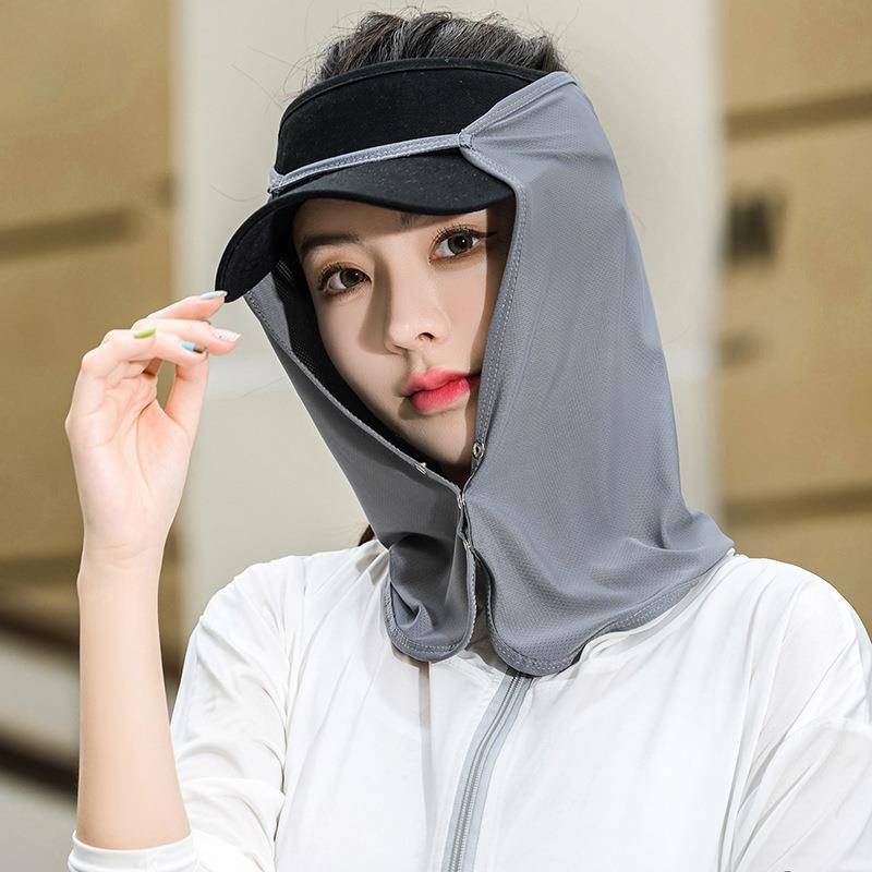 The tan-protected tan curtains and the Golf-fishing mask, the mosquito-resistant mask cap, and the UV-proof