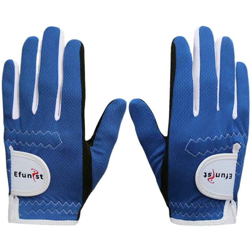 EFUNIST children's golf gloves, boys and girls breathable net cloth gloves soft and breathable hands