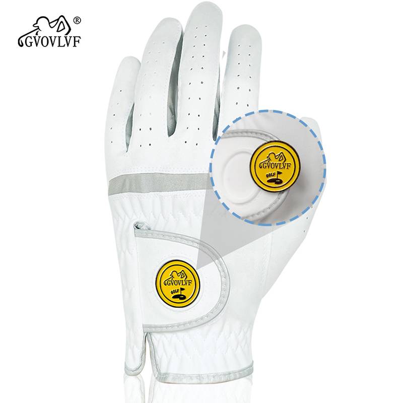 The Golf Glove Man's ultra-fluorinated material and his right and left hand softly remove Mark's outdoor cycling gloves