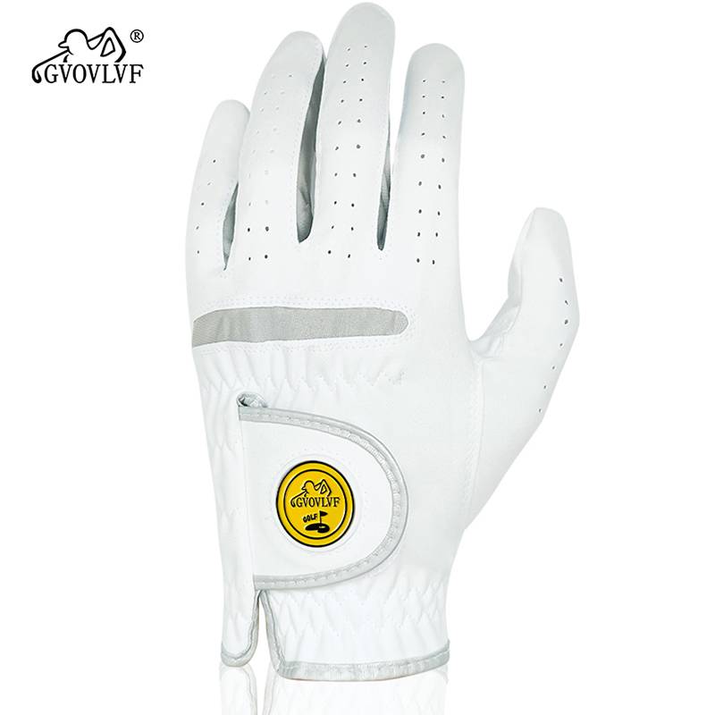 The Golf Glove Man's ultra-fluorinated material and his right and left hand softly remove Mark's outdoor cycling gloves