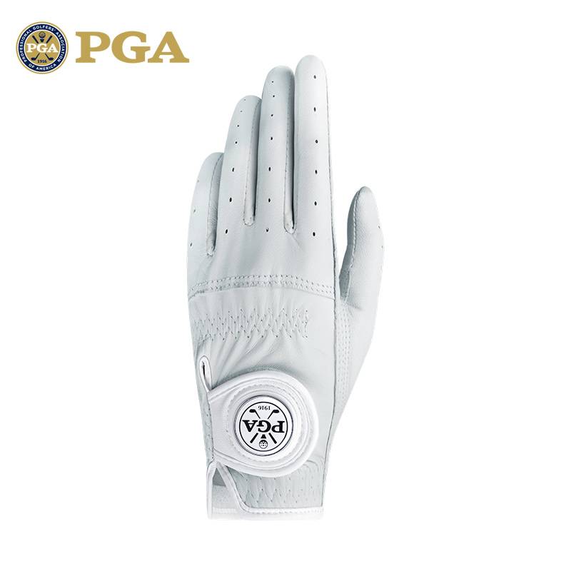 American PGA golf gloves ladies leather gloves all sheepskin can remove Mark 1 double/two