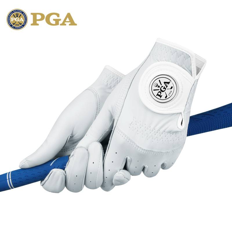 American PGA golf gloves ladies leather gloves all sheepskin can remove Mark 1 double/two