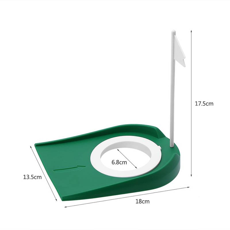 Golf push rod exercise plate pushing pole exercise indoor exercise push pole Panguoling cave cup with flag with flag