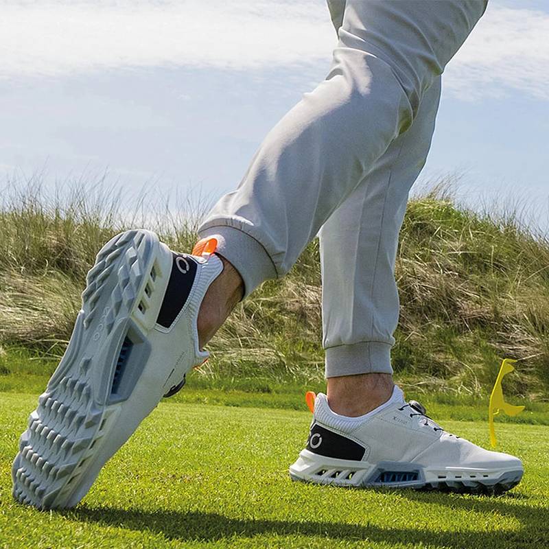 ECCO Aiku Golf Shoes Men's Shoes New Model Waterproof, wear -resistant casual sports shoes Step C4 series GOLF shoes