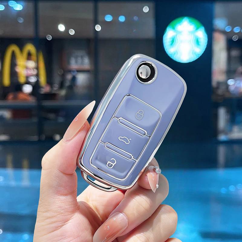 【Volkswagen A】 Blue single -key shell