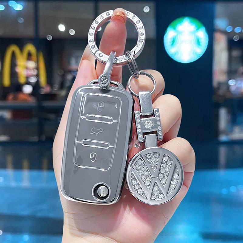 [Volkswagen A] Gray+Star Diamond Circle+Drill Land