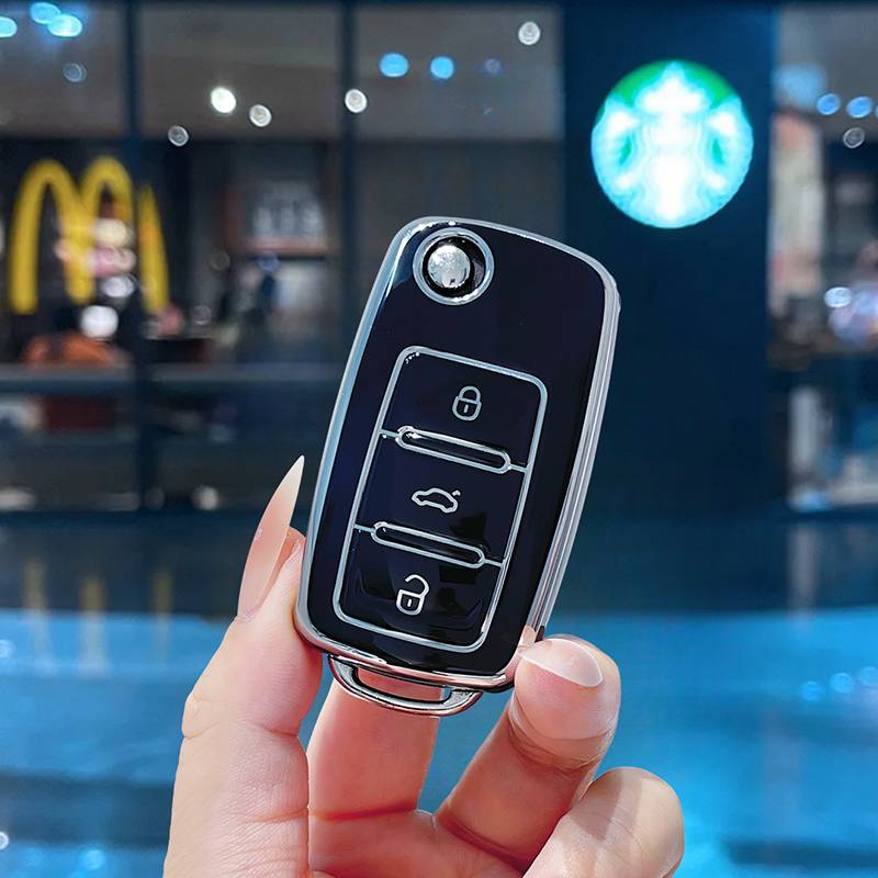 [Volkswagen A] Black single -key shell